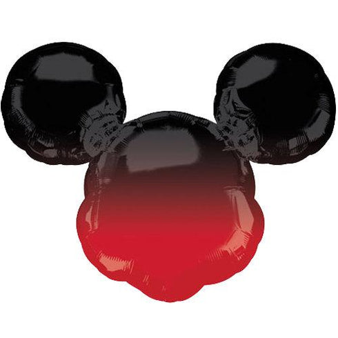 Mickey Mouse Forever Black Red Ombre Balloon | 27 Inch | Licensed