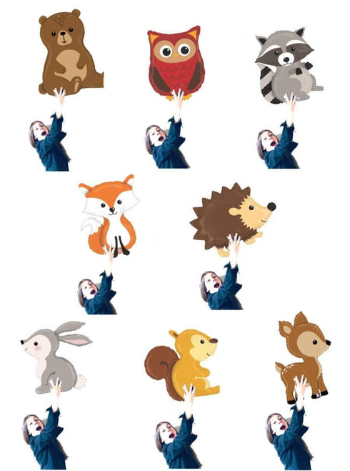 Fox Balloons | Woodland Party | 36 INCH