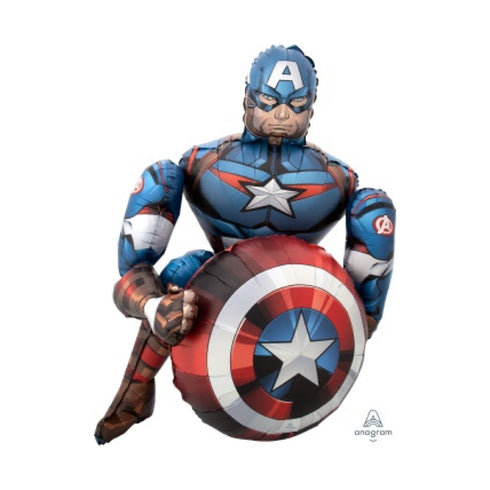 Avengers Captain America Air Walker Balloon | 39 INCH (100cm) | Licensed