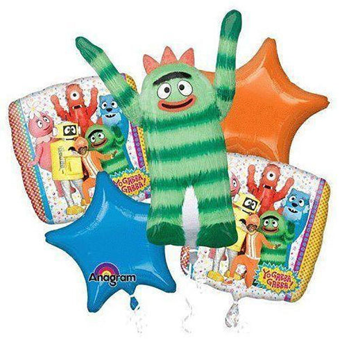 Yo Gabba Gabba Balloon Bouquet | Set 5