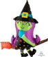 Cute Witch Halloween Balloon | 38 INCH