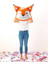 Fox Animal Head Foil Balloons | 30 INCH (76cm)