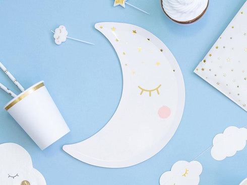 Moon Paper Party Plates