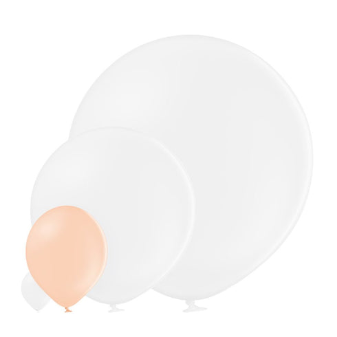 Peach Creme Pastel Latex Balloons | 11 INCH | Belbal | Package 10