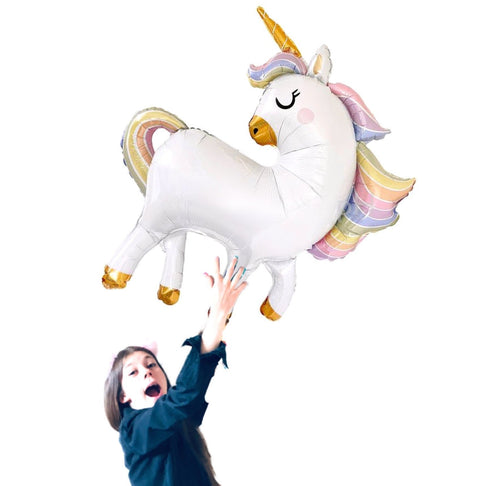 Glitter Pastel Unicorn Foil Balloons | 48 INCH