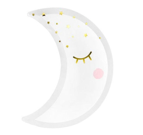Moon Paper Party Plates