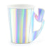 Iridescent Paper Cups with Handles | Set 6