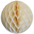 Ivory Honeycomb Ball Decorations | 12 Inch
