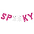 Spooky Halloween Balloon Banner | Large | Pink