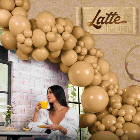 Deluxe Latte Light Brown | 36 INCH | Sempertex (Betallatex) Latex Balloons | Each
