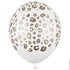 Gold Leopard Spots Animal Print Latex Balloons | 12 INCH | Package 6