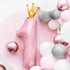 Light Pink Number 1 Crown Balloons | 39 INCH