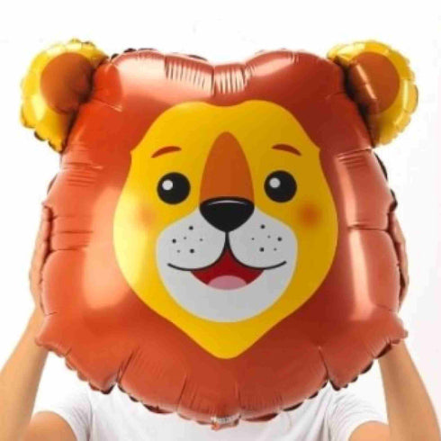 Lion Head Foil Animal Balloons | 29 INCH (74cm)