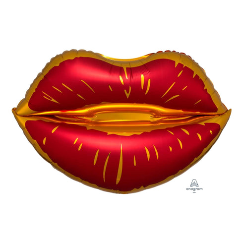 Red Lip Balloons | Kisses | 31 IN