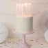 White Long Birthday Party Cake Candles | 5 INCH