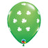 Lucky Shamrock Green Latex Balloons | 11 Inch | Package 6