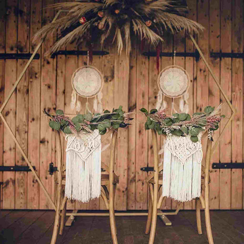Macrame Small Fringed Woven Hanging Decoration