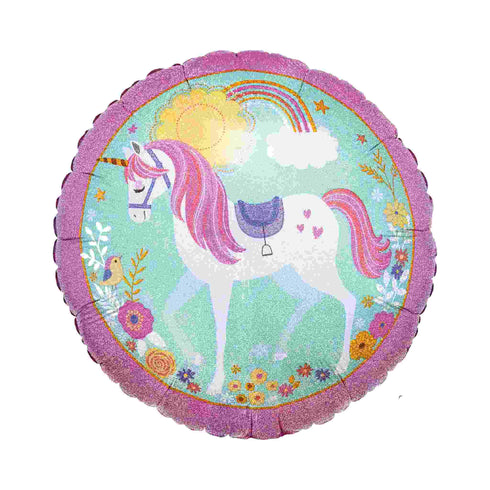 Magical Pink Unicorn Balloon | 18 Inch