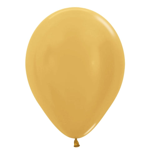 Metallic Gold | 11 Inch | Sempertex (Betallatex) Latex Balloons | Package 10