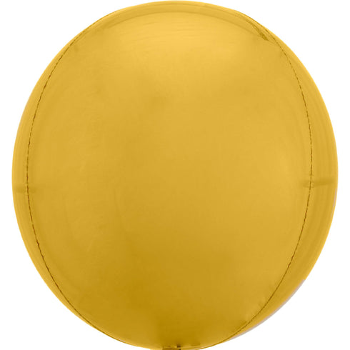 Metallic Gold Orbz Balloon | 16 INCH