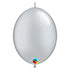 Metallic Silver | Qualatex Quick Link Latex Balloons | 12 INCH