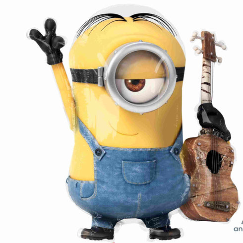 Minion Balloons | Stuart with Guitar | 28 Inch