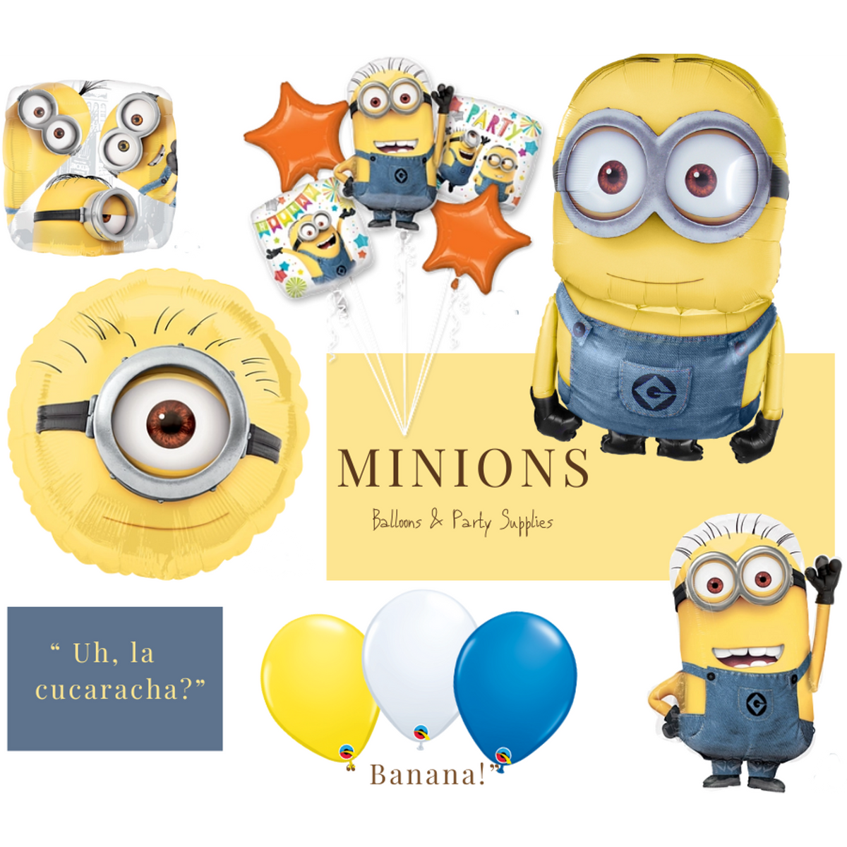 Minions Balloon Bouquets partyHAUS