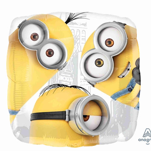 Minion Balloons | 18 INCH Square | Licensed