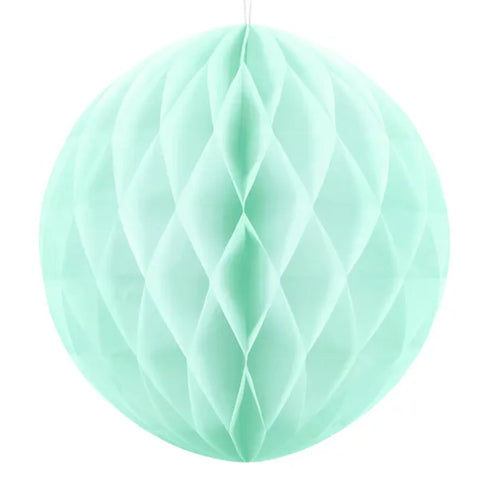 Mint Green Honeycomb Ball Decorations | 8 Inch