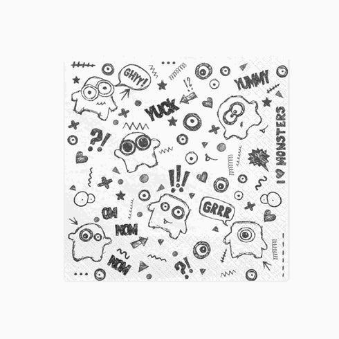 Monster Paper Party Napkins