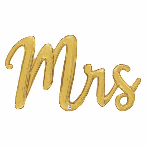 MRS Foil Script Balloon | 44 INCH
