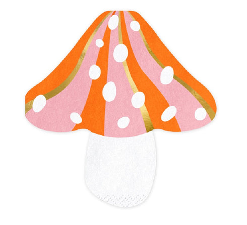 Mushroom Paper Napkins | Package 20