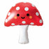 Red Mushroom Foil Balloons | Smiley Face | 33 Inch