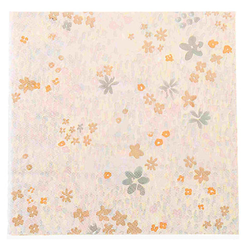 Nude Spring Flower Paper Napkins | Package 20