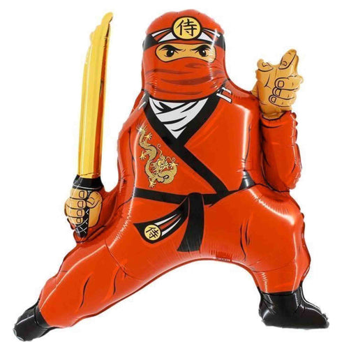 Ninja Balloons | 31 INCH | Green | Blue