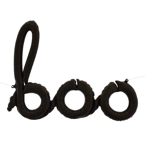 Boo Script Halloween Balloon