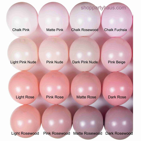 Custom Nude Latex Balloons | Blush Pinks