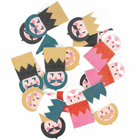 Nutcracker Wood Party Confetti | Package 48