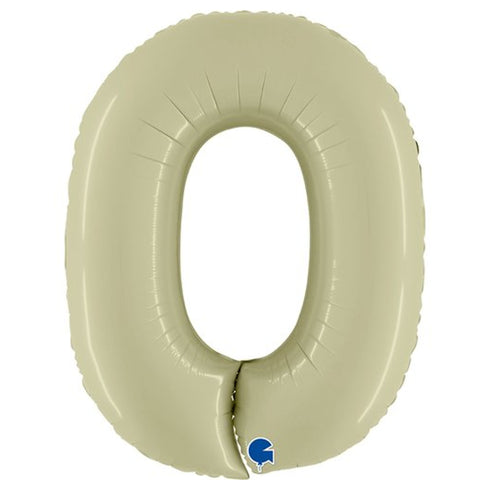 Number Balloons | Olive Green | 40 INCH