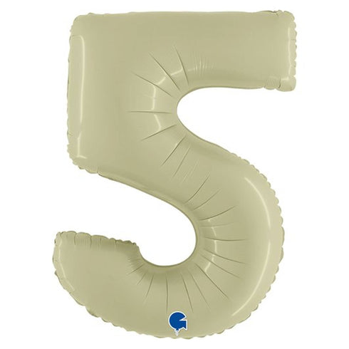 Number Balloons | Olive Green | 40 INCH