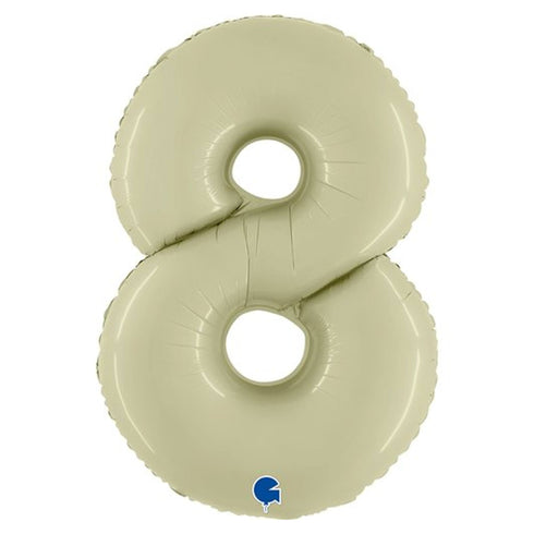 Number Balloons | Olive Green | 40 INCH