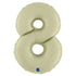 Number Balloons | Olive Green | 40 INCH