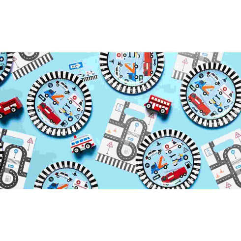 On The Road Party Supplies | Paper Napkins | Set 20