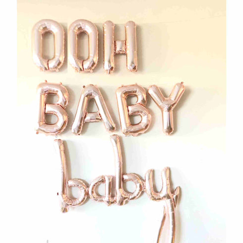 Ooh Baby Baby Letter Balloon Kit