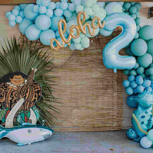 Pastel Blue Number 2 Balloons | 40 INCH