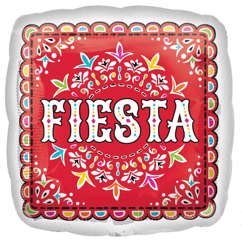 Fiesta Papel Picado Foil Balloons | 18 Inch
