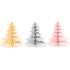 Christmas Tree Honeycomb Decorations | Pink, Grey and Peach | 8 Inch