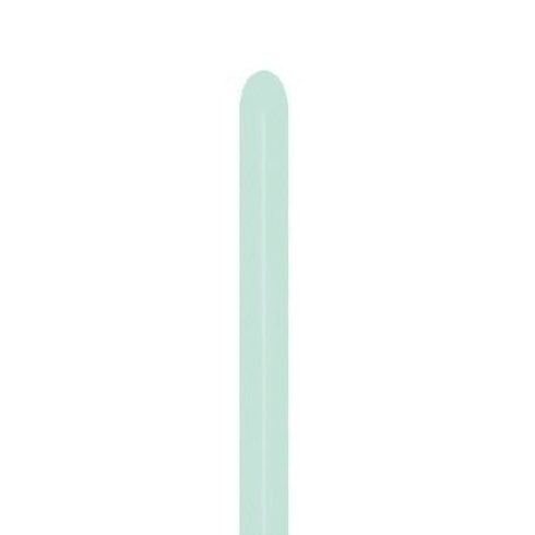 Pastel Mint Green Modeling 260 Latex Balloons | Package of 10