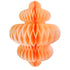 Peach Chandelier Honeycomb Decorations | 10 Inch