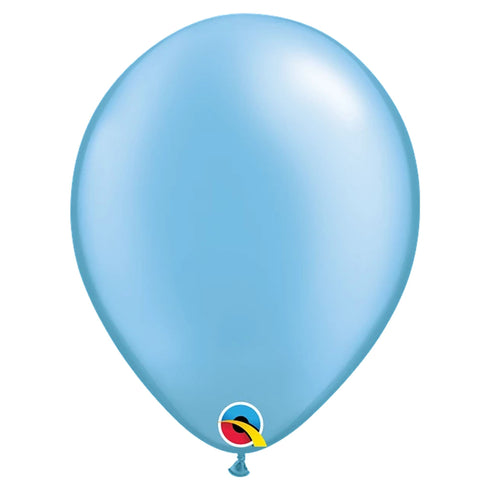 Pearl Azure Latex Balloons | 11 INCH | Qualatex